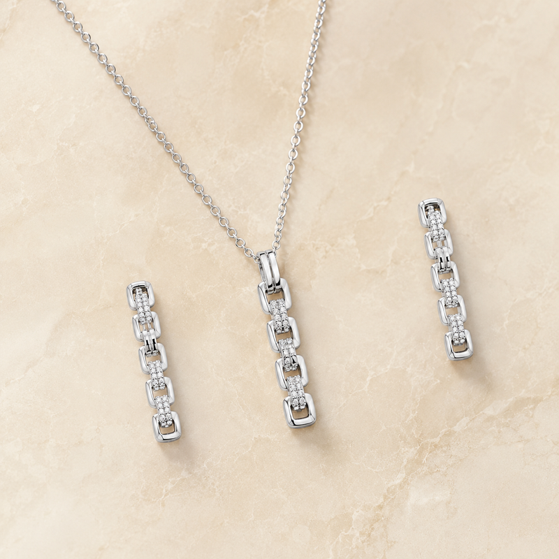 Lunéa Link Pendant Set