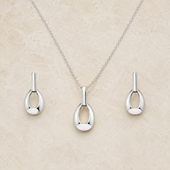 Évara Drop Pendant Set