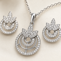 Celestia Bloom Pendant Set