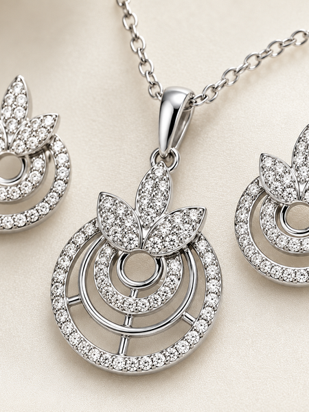Celestia Bloom Pendant Set