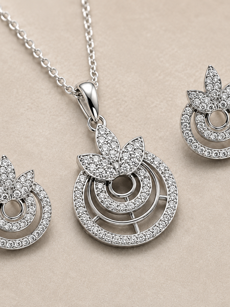 Celestia Bloom Pendant Set