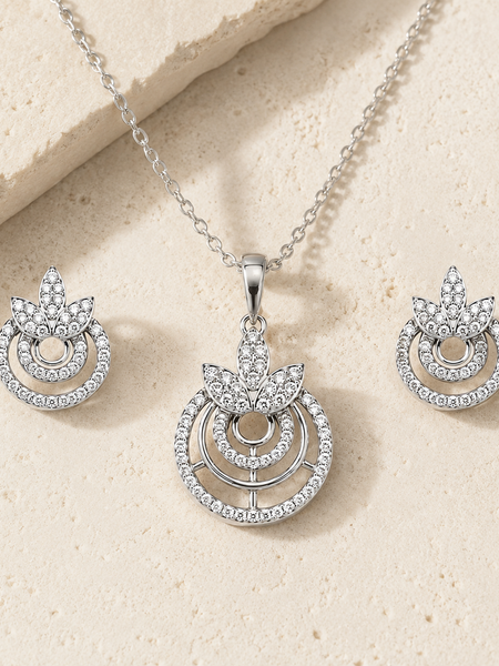 Celestia Bloom Pendant Set