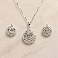 Celestia Bloom Pendant Set