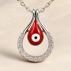 Nazira Evil Eye Pendant Set