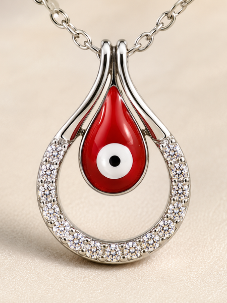 Nazira Evil Eye Pendant Set