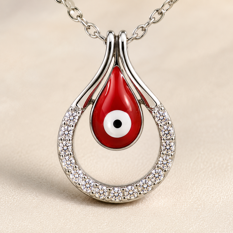 Nazira Evil Eye Pendant Set