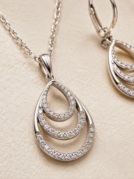 Avelisse Cascade Pendant Set
