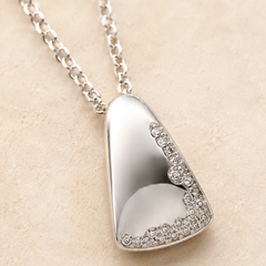 Celestine Edge Pendant Set