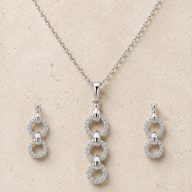 Lunara Link Pendant Set