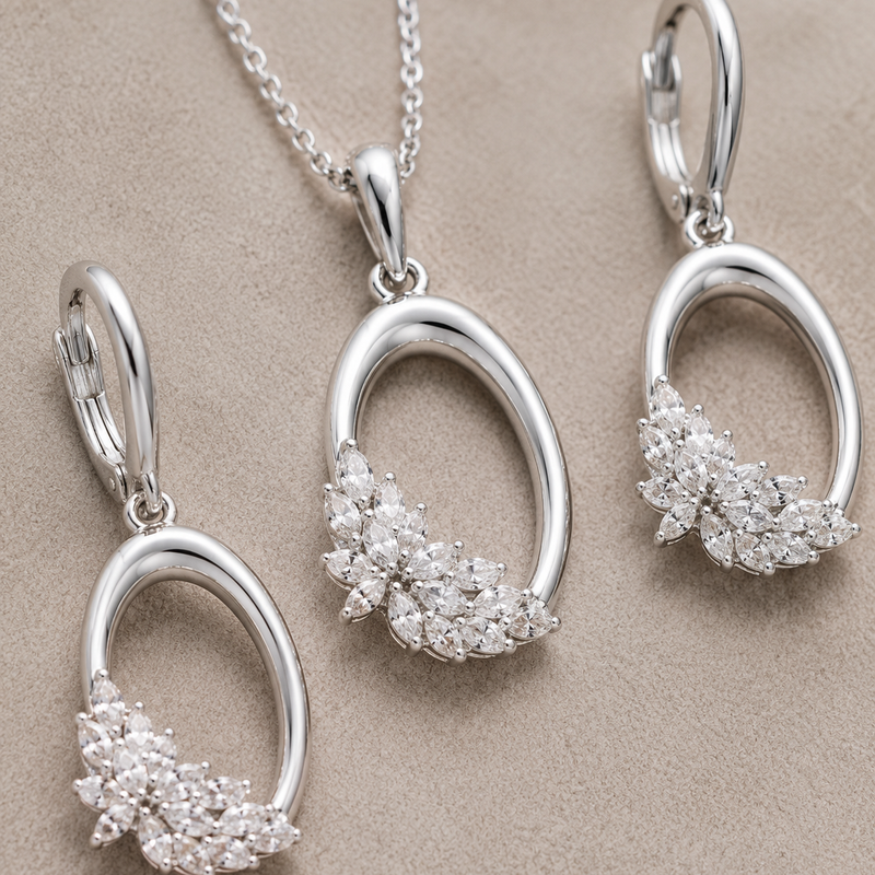 Aurelia Bloom Pendant Set