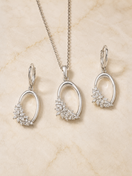 Aurelia Bloom Pendant Set