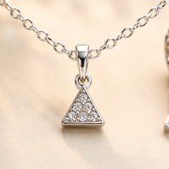 Nova Triangle Pendant Set