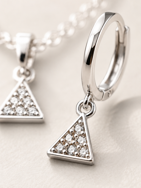 Nova Triangle Pendant Set
