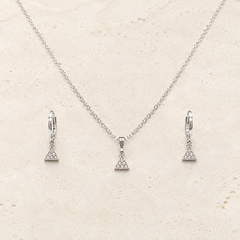 Nova Triangle Pendant Set