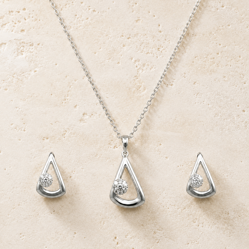 Elara Drop Pendant Set
