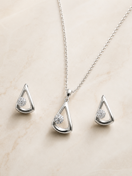 Elara Drop Pendant Set