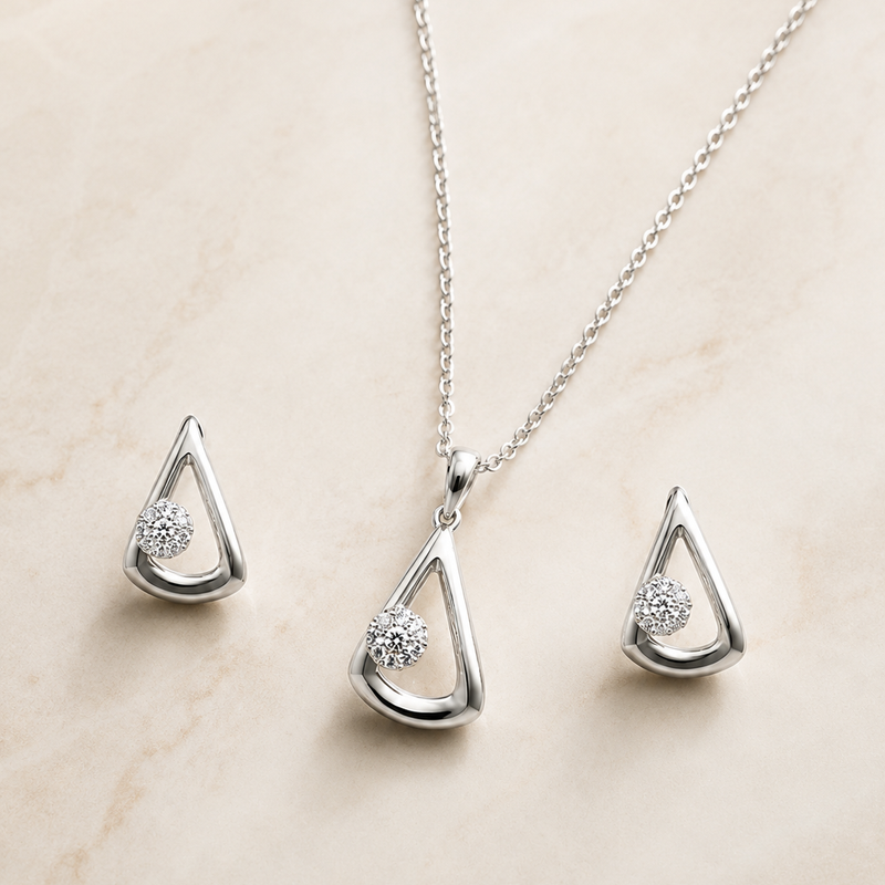 Elara Drop Pendant Set