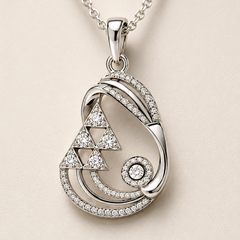Celestia Geometric Pendant Set
