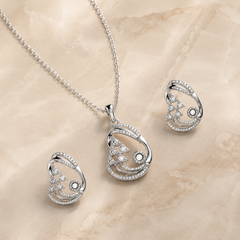 Celestia Geometric Pendant Set
