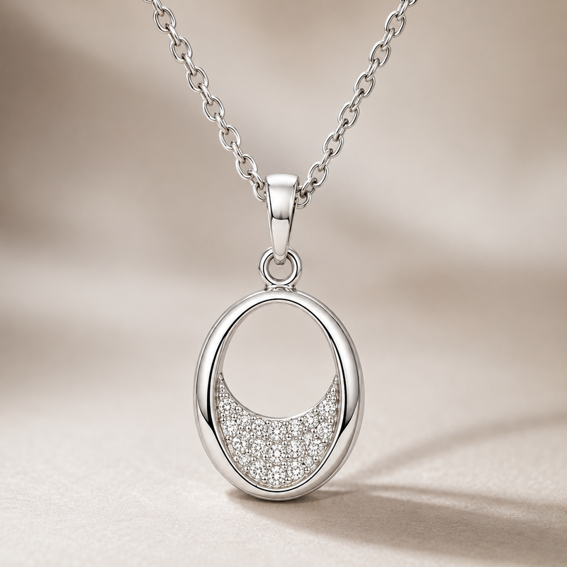 Lunara Oval Pendant Set