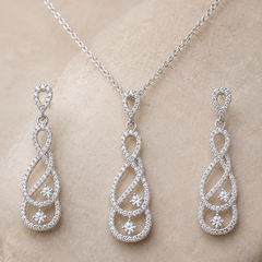 Infinity Grace Pendant Set