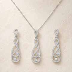 Infinity Grace Pendant Set