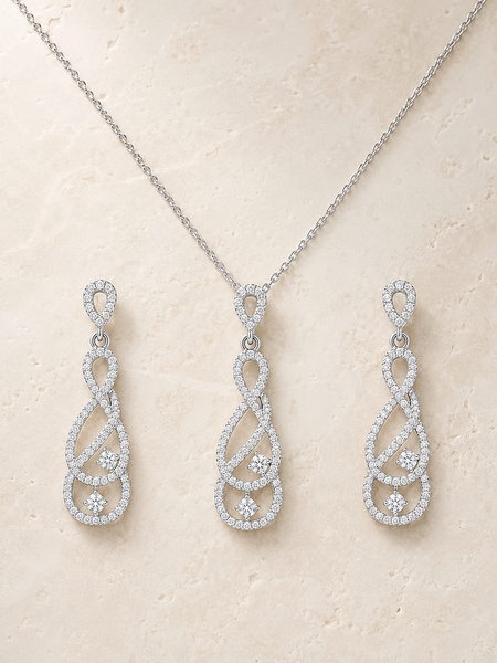 Infinity Grace Pendant Set