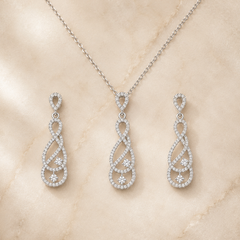 Infinity Grace Pendant Set