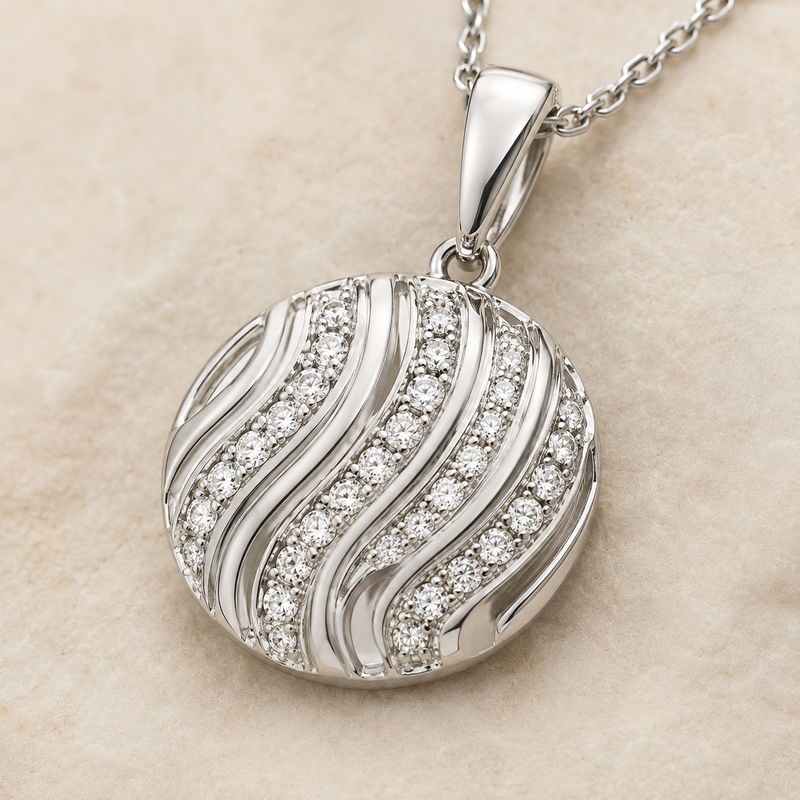 Aurora Wave Pendant Set