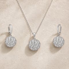 Aurora Wave Pendant Set