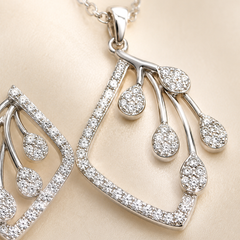 Dewdrop Elegance Pendant Set