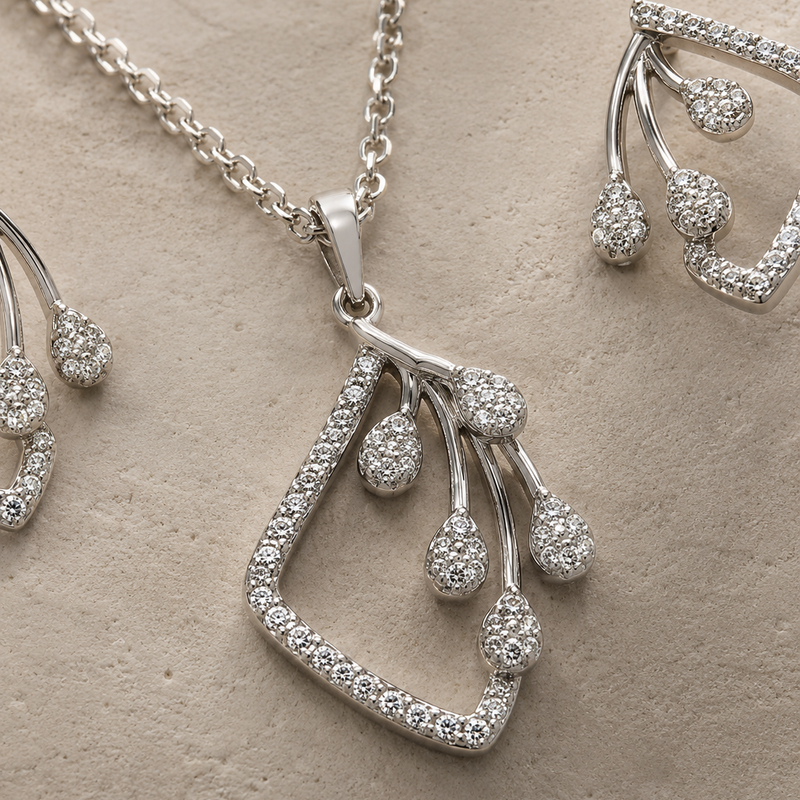Dewdrop Elegance Pendant Set