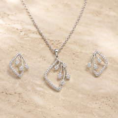 Dewdrop Elegance Pendant Set