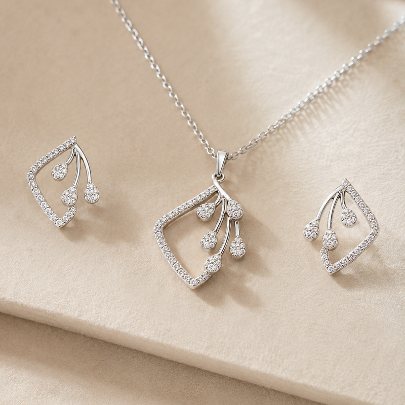 Dewdrop Elegance Pendant Set