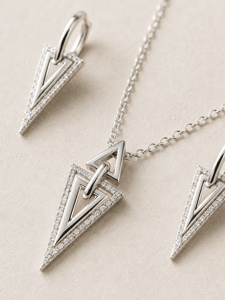 Astra Edge Pendant Set
