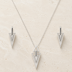 Astra Edge Pendant Set