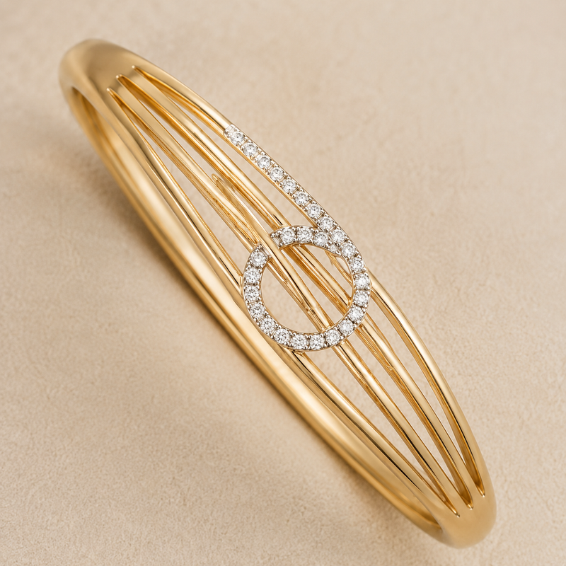 Halo Wire Bangle