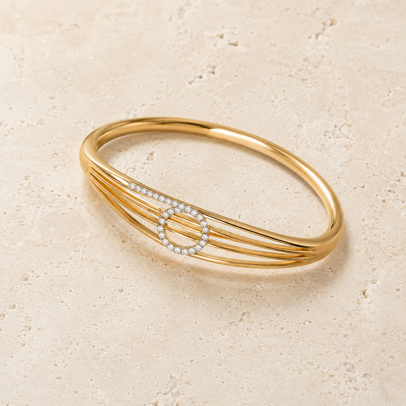 Halo Wire Bangle