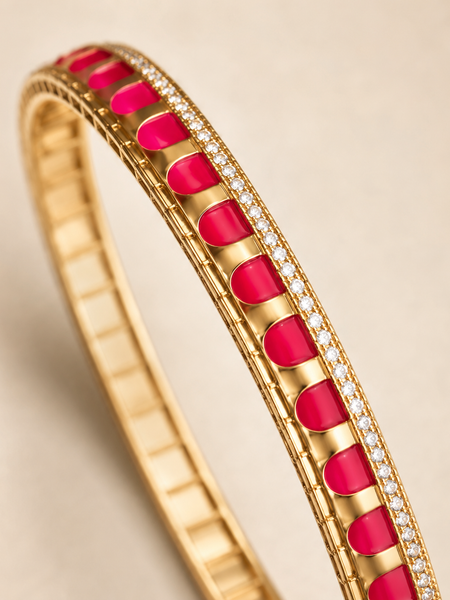 Rouge Line Bangle