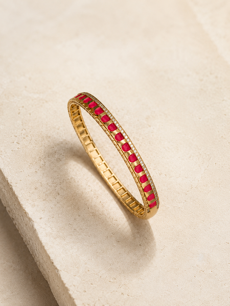 Rouge Line Bangle