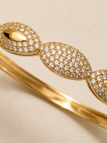 Luna Marquise Bangle