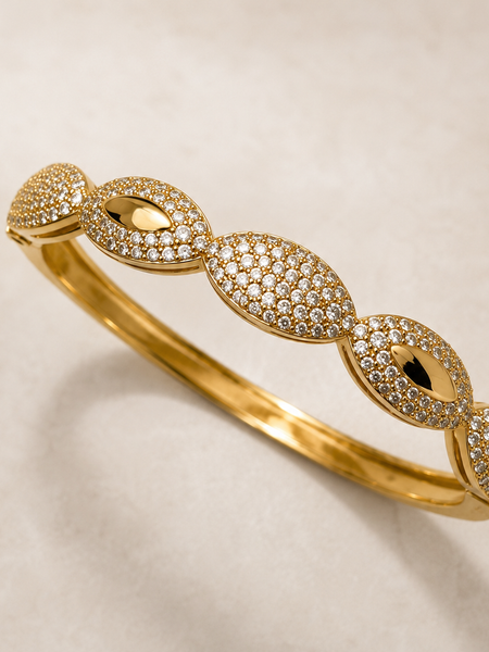 Luna Marquise Bangle