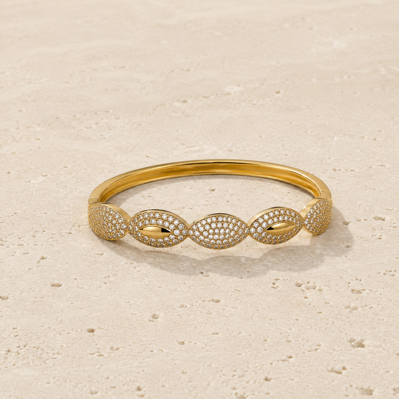 Luna Marquise Bangle