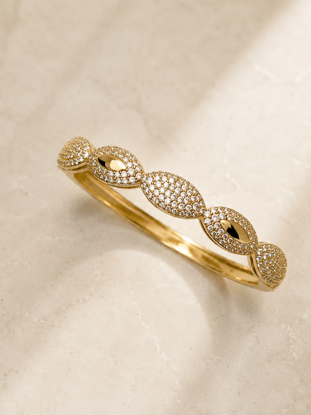 Luna Marquise Bangle