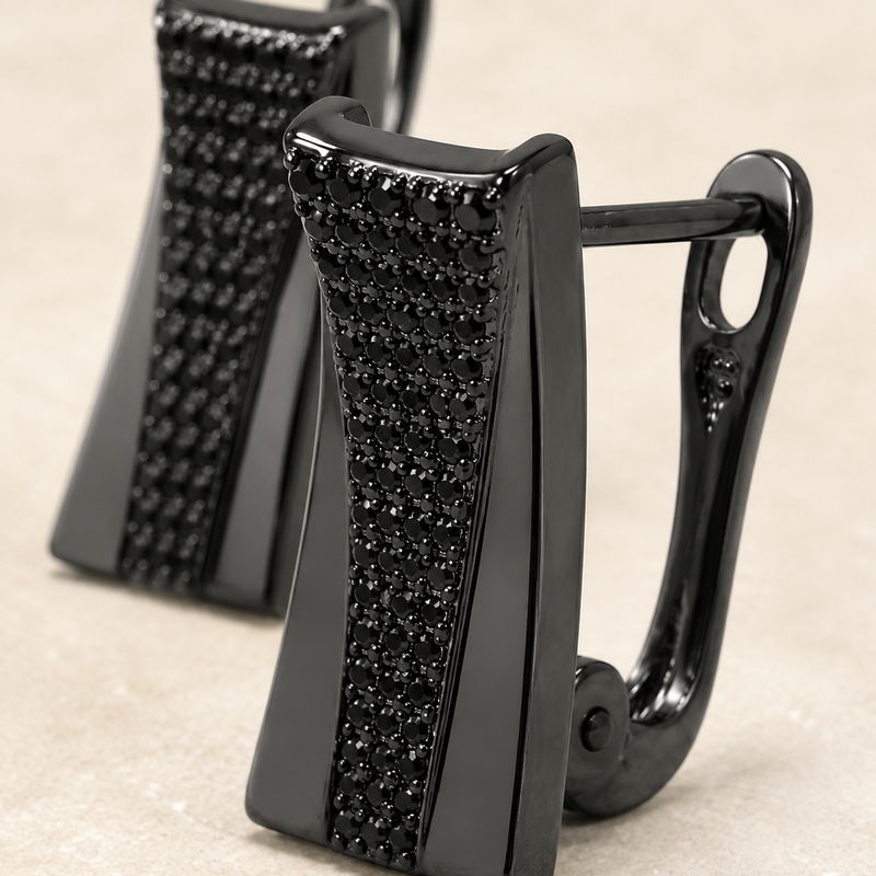 Noir Eclipse Studs