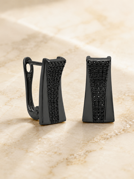 Noir Eclipse Studs
