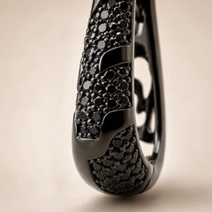 Noir Eclipse Hoops