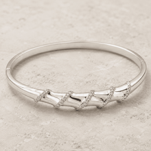 The "Rich Auntie" 3-Piece Power Set — Silver-Tone Wave 3-Piece Jewellery Set by House of Zena, side angle