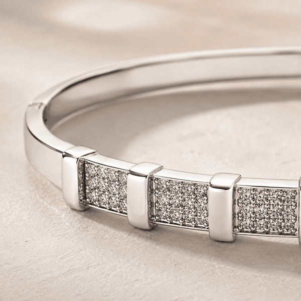 The "Out of Office" 3-Piece Power Set — Silver-Tone Grid 3-Piece Jewellery Set by House of Zena, styled on model — Anti-Tarnish Waterproof Jewellery | House of Zena