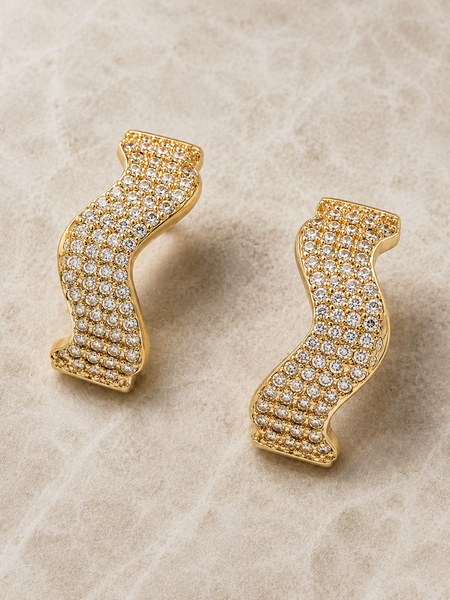 Auric Wave Crystal Huggies